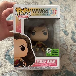Funko Pop Wonder Woman WW84 Figure - Red and Gold